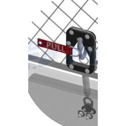 Raam sluiting zonder lasplaat