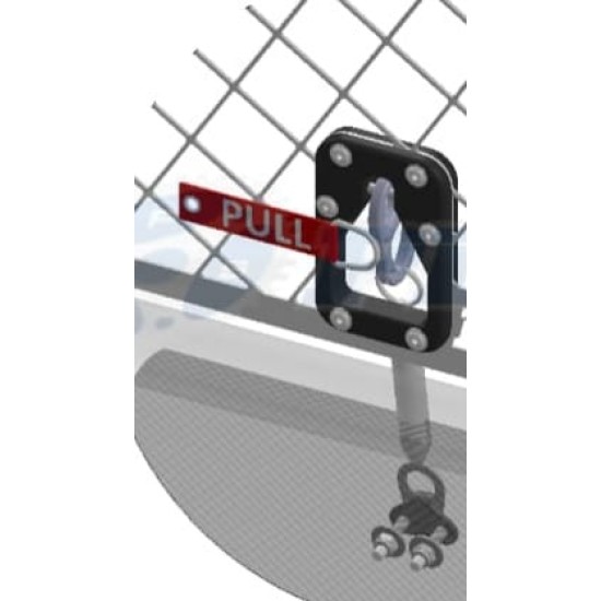 Raam sluiting met lasplaat