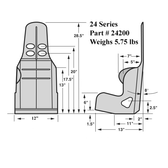 Kirkey Stoel Kind 12 Inch
