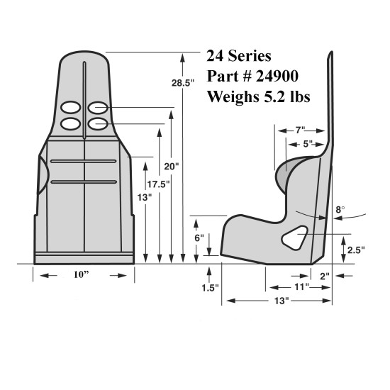 Kirkey Stoel Kind 10 Inch
