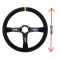 Stuur L-Tec 3 spaaks suede 90 diep