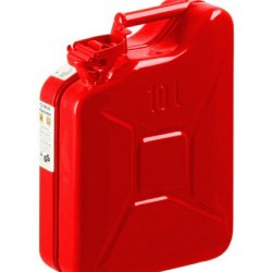 Jerrycan staal 10 liter rood