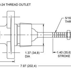 Hoofdremcilinder non integraal 0.625 